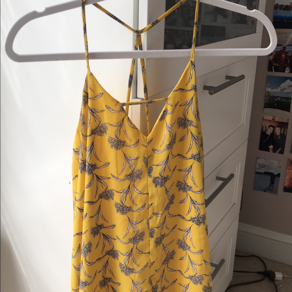 yellow francescas tank top